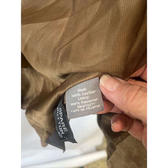Apt. 9 Men’s Suede Sport Coat Blazer Jacket Tan Brown 2-Button Classic Lined 44R - Picture 9 of 10